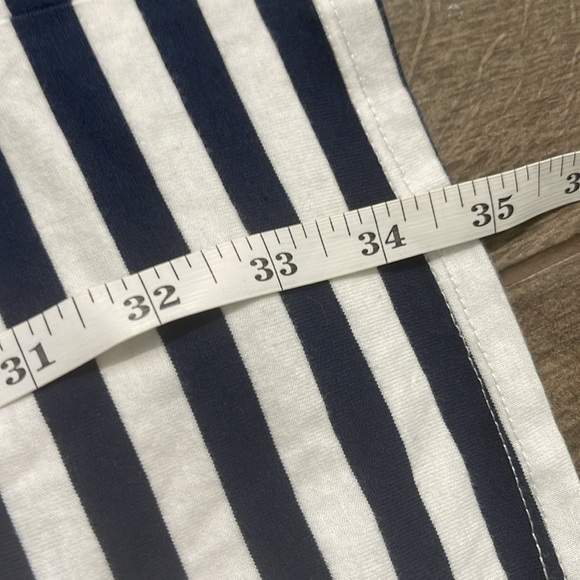 Melrose and Market Navy and White Striped Tee Shirt Dress - Picture 5 of 7